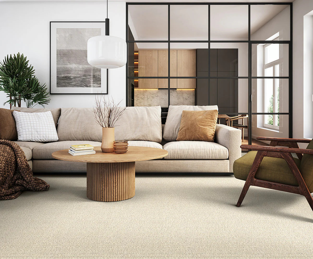 Décor by Fabrica carpet in a living room